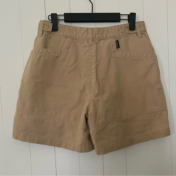 Vintage PATAGONIA Sz 8 women’s Stand Up khaki Shorts - Picture 2 of 8